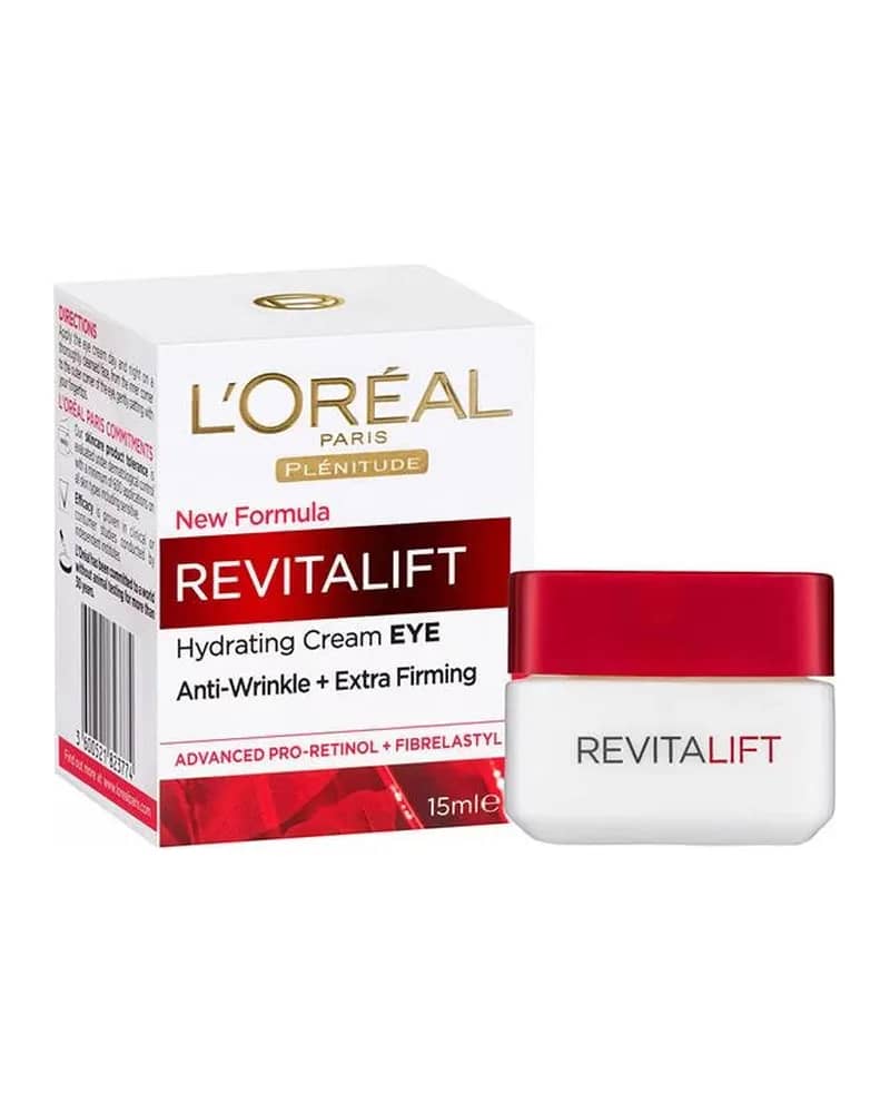 کرم دور چشم ضد چروک و تیرگی لورال مدل Revitalift