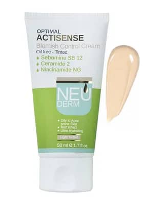 کرم ضد جوش رنگی نئودرم مدل Actisense