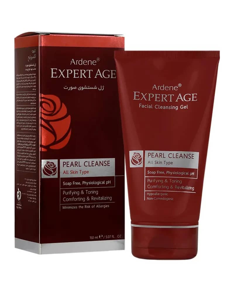ژل شستشوی صورت مناسب انواع پوست آردن Expert Age