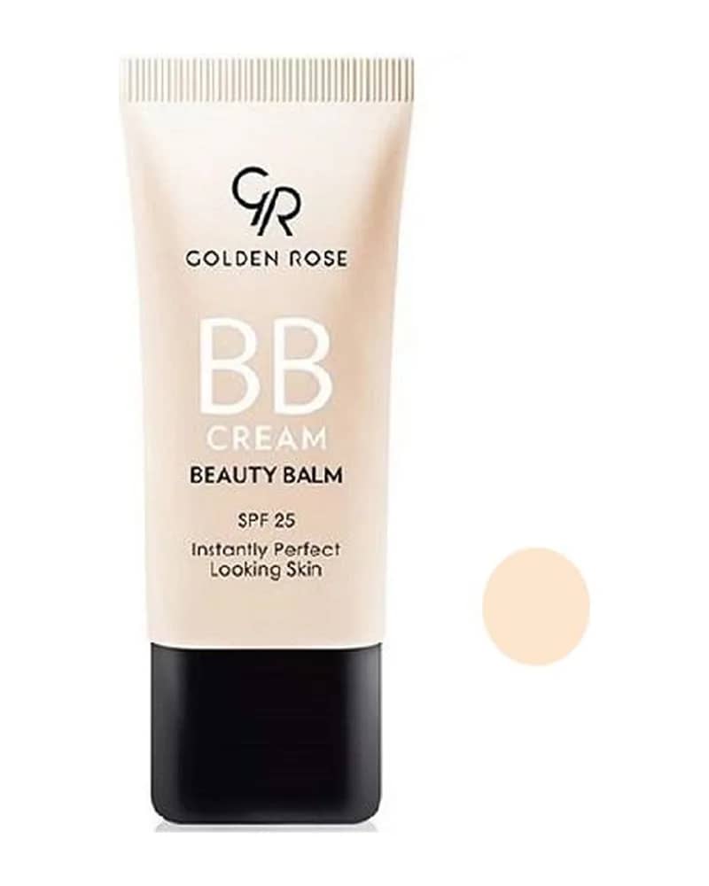 بی بی کرم حاوی ویتامین E دارای Spf 25 گلدن رز مدل Beauty Balm