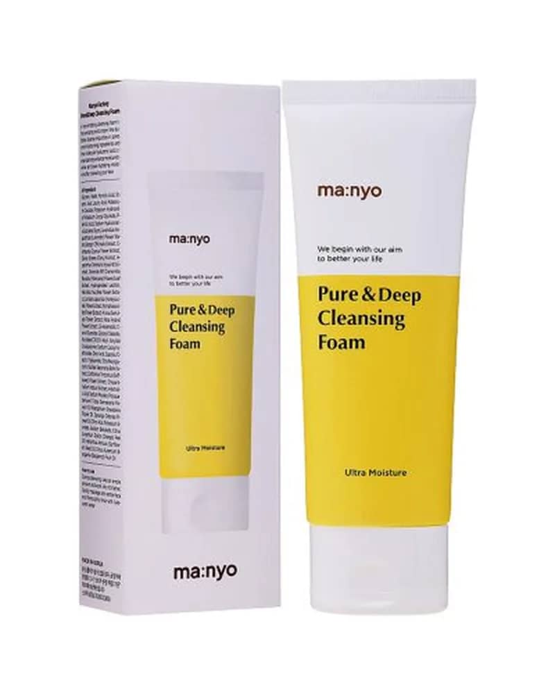 فوم پاک کننده عمقی روشن کننده و نرم کننده پوست مانیو Pure & Deep Cleansing Foam