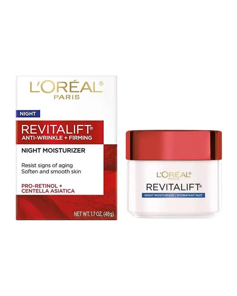 کرم شب ضد چروک و سفت کننده پوست لورال مدل Revitalift