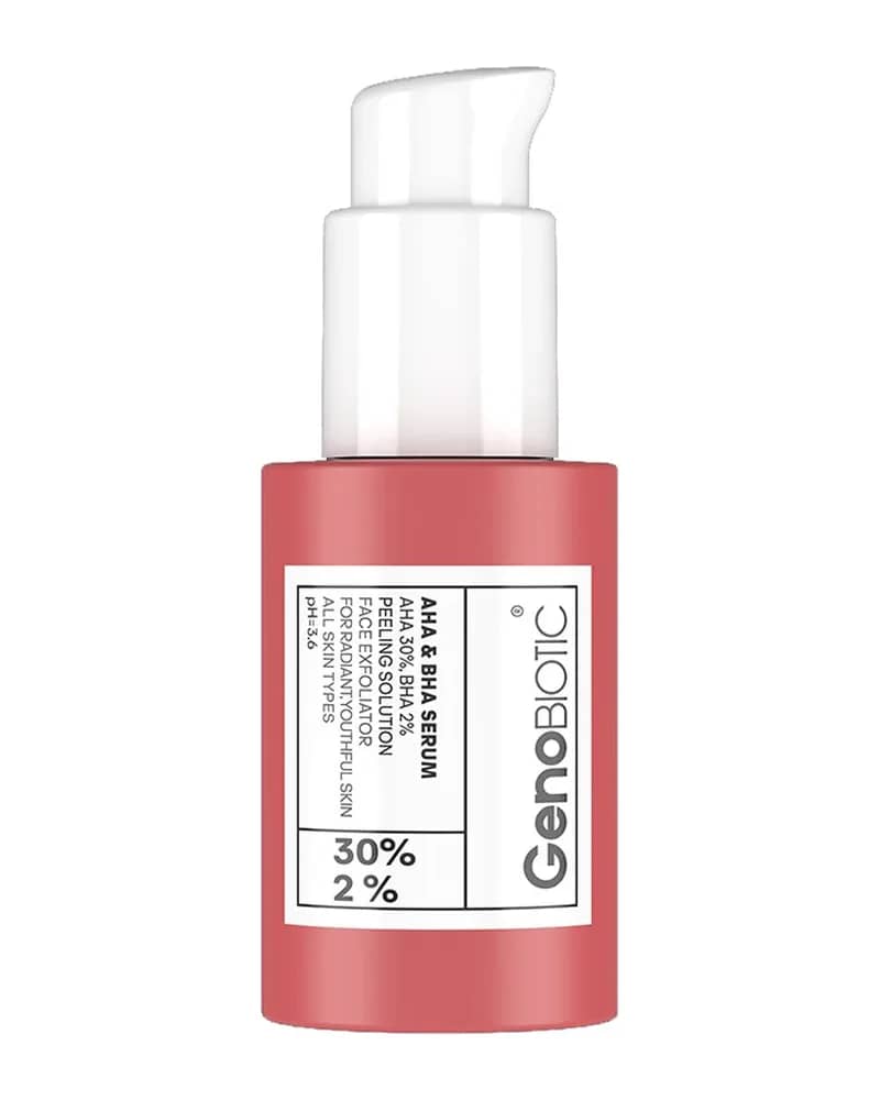 سرم لایه بردار صورت حاوی آلفا و بتا هیدروکسی اسید ژنوبایوتیک