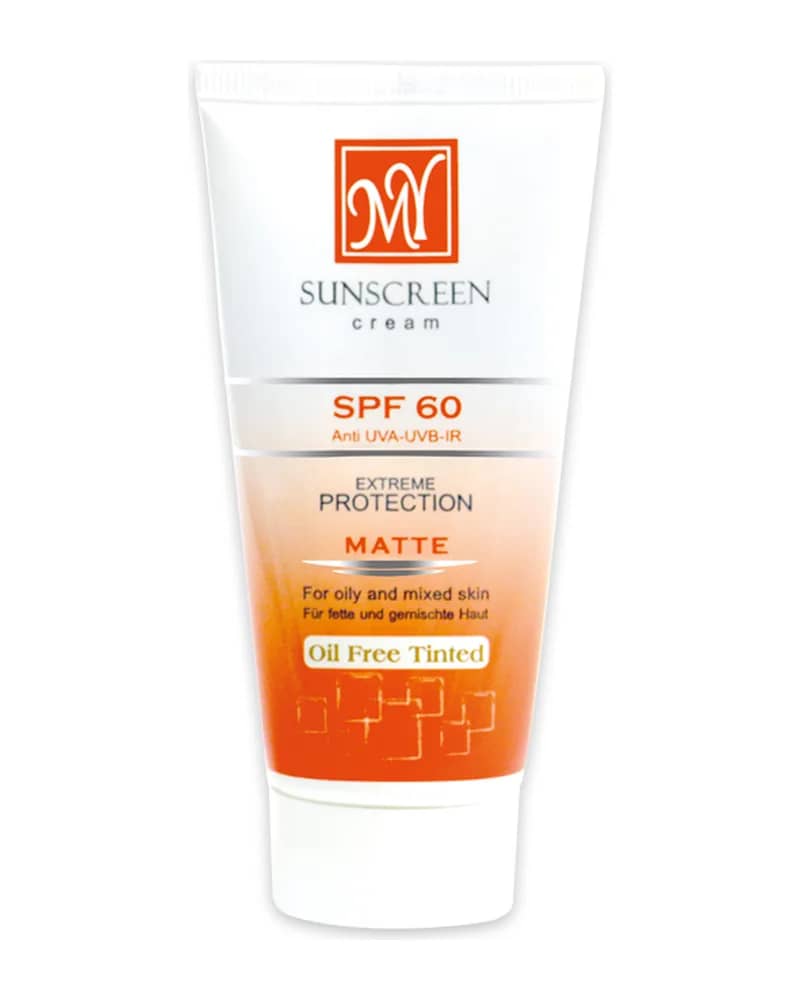 کرم ضد آفتاب رنگی مای مناسب برای پوست های چرب تا مختلط با SPF 60