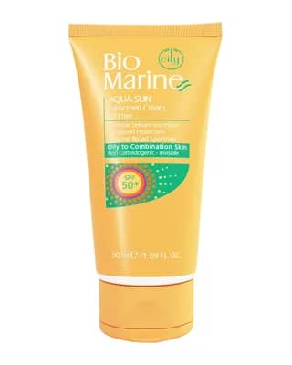 کرم ضدآفتاب بی رنگ فاقد چربی SPF50 بایومارین