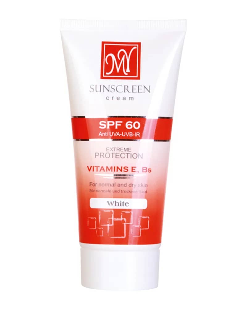 کرم ضد آفتاب مای با SPF 60 مناسب برای پوست های نرمال و خشک