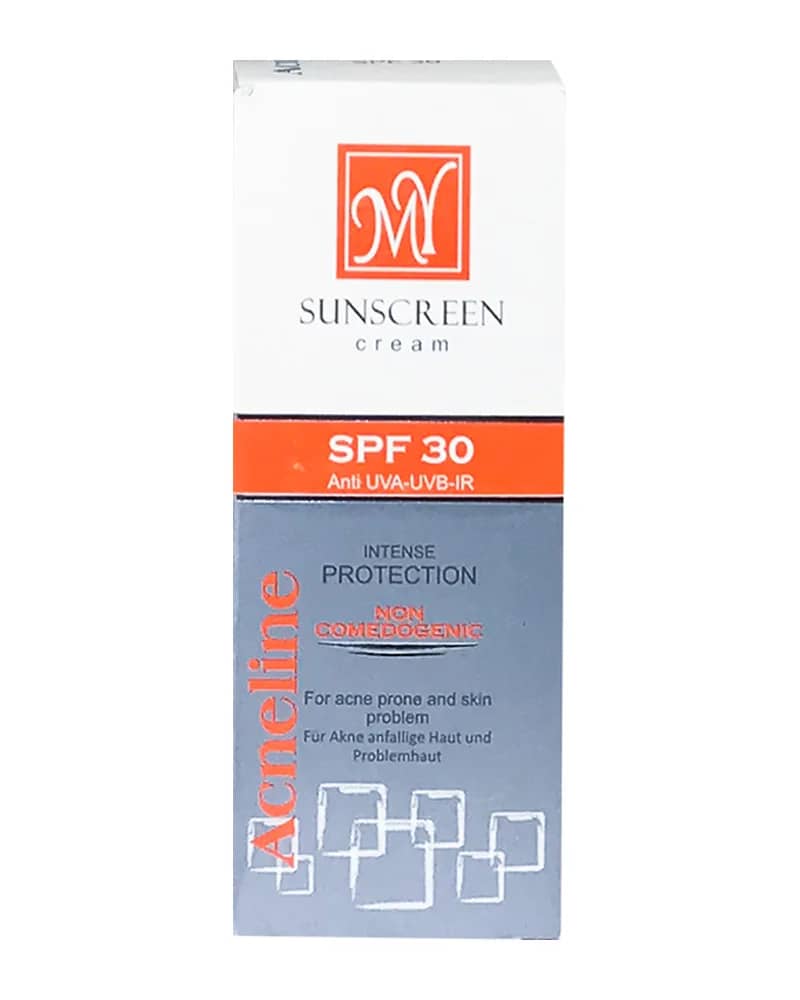 كرم ضد آفتاب مای مدل Acneline با SPF 30 - بدون رنگ