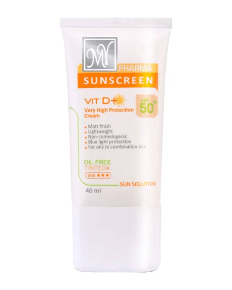کرم ضد آفتاب رنگی فاقد چربی مای فارما با +SPF50