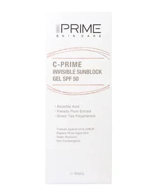 ژل ضد آفتاب پریم مدل C-Prime حاوی ویتامین C با SPF50