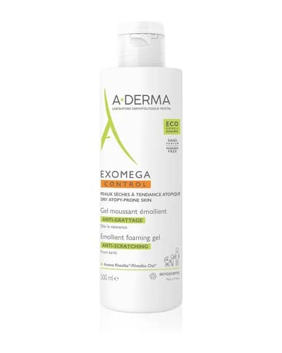 A-Derma Exomega Control Emollient Foaming Gel