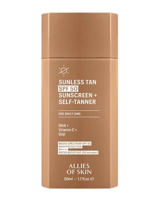 Allies of Skin Sunless Tan SPF 50 Sunscreen + Self-Tanner 50ml