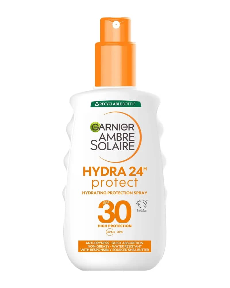 Garnier Ambre Solaire Crema Protezione Solare Spray Idratante 24H SPF 30 200 ml