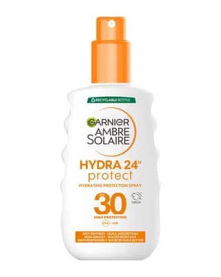 Garnier Ambre Solaire Crema Protezione Solare Spray Idratante 24H SPF 30 200 ml