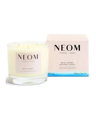 NEOM Real Luxury De-Stress candela profumata con 3 stoppini