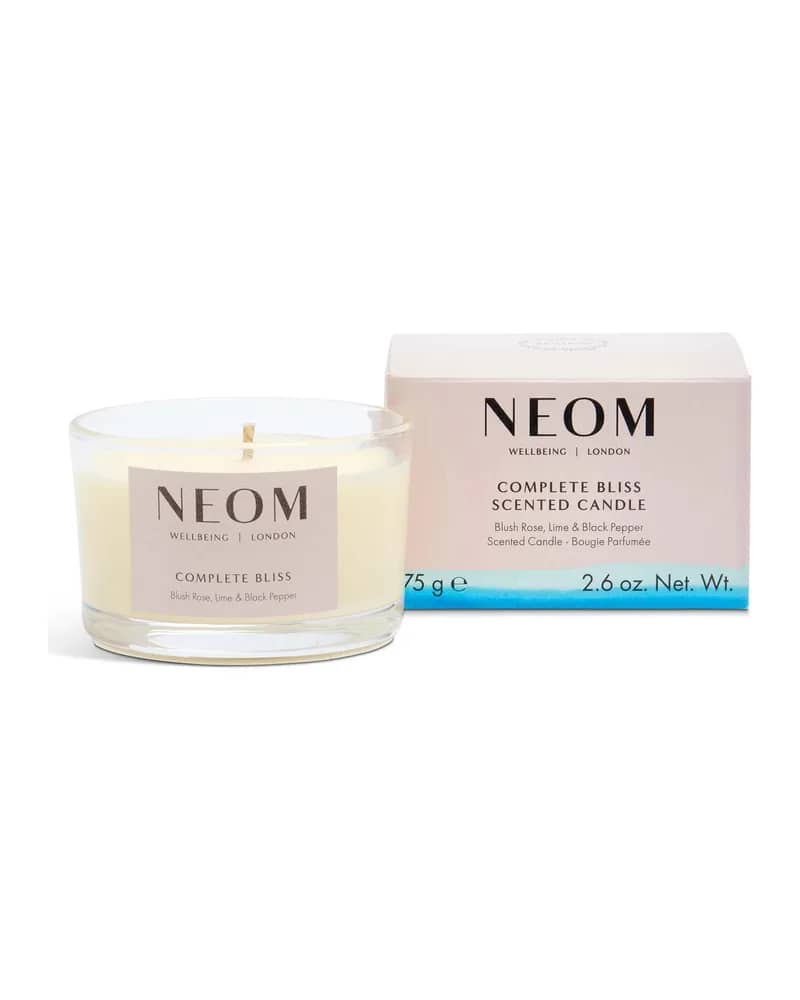NEOM Complete Bliss candela profumata formato da viaggio