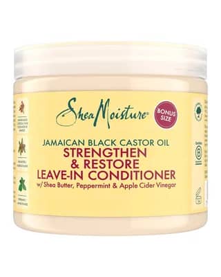 Shea Moisture Jamaican Black olio di castro balsamo senza risciacquo rinforzante, lucentezza e rigenerante 431 ml