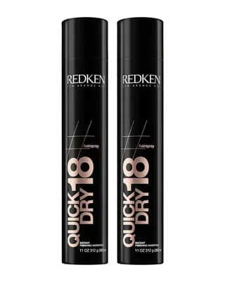 Redken Quick Dry 18 spray per un finish istantaneo Duo (2 x 400 ml)