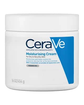 CeraVe Crema Idratante con Ceramidi per Pelli da Secche a Molto Secche 454 g