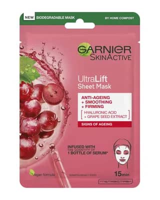 Garnier Ultralift Maschera in Tessuto Illuminante Anti-età 32 g