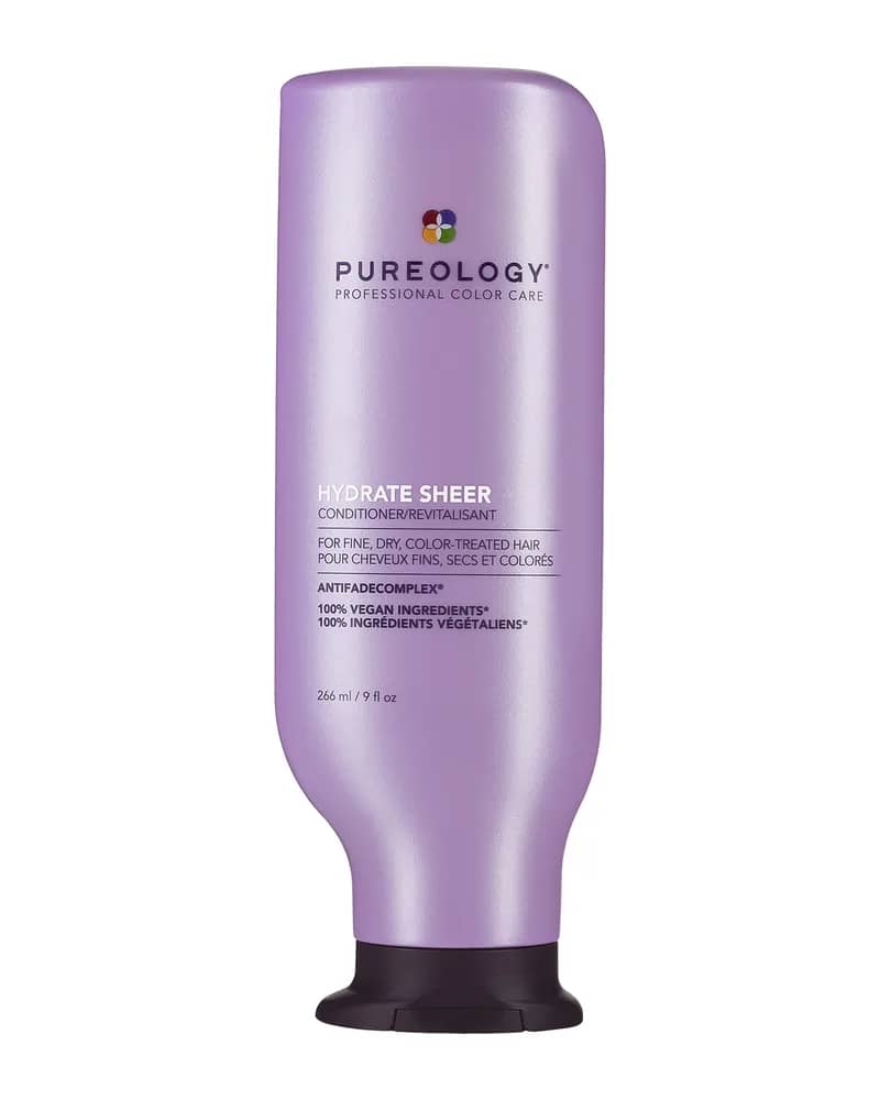 Pureology Sulphate Free Hydrate Sheer Conditioner for a Gentle Cleanse for Fine, Dry Hair 266ml