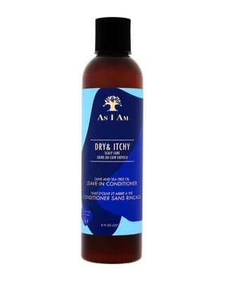 As I Am Dry and Itchy Scalp Care Olive and Tea Tree Oil Leave in Balsamo 237ml