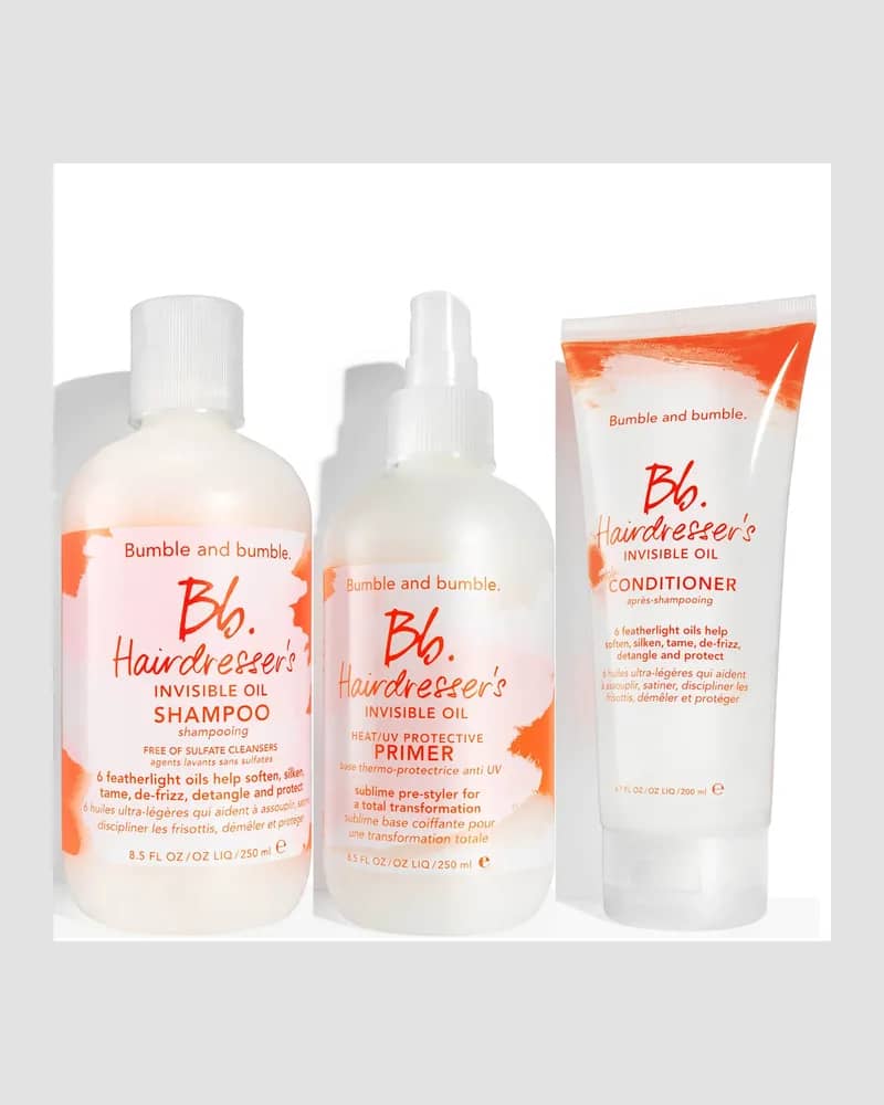 Bumble and bumble Hairdresser's Invisible Oil Shampoo & Conditioner with Heat/UV Primer Bundle