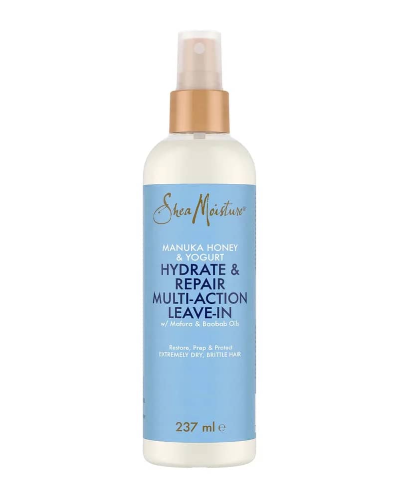 Shea Moisture balsamo senza risciacquo multi-azione idrata e ripara con miele di manuka e yogurt 237 ml