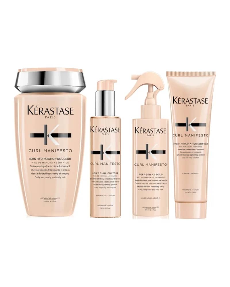 Cura Completa per Capelli da Mossi a Ricci Kérastase
