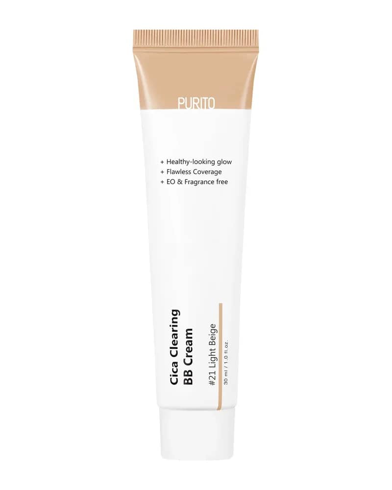 PURITO Cica Clearing BB Cream 30ml (Various Shades)