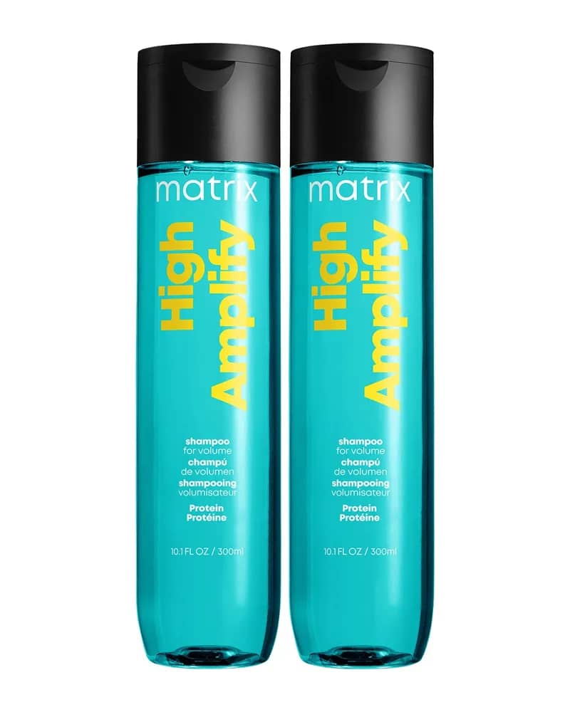 Matrix Total Results Volumising High Amplify Shampoo 300ml Duo for Fine and Flat Hair