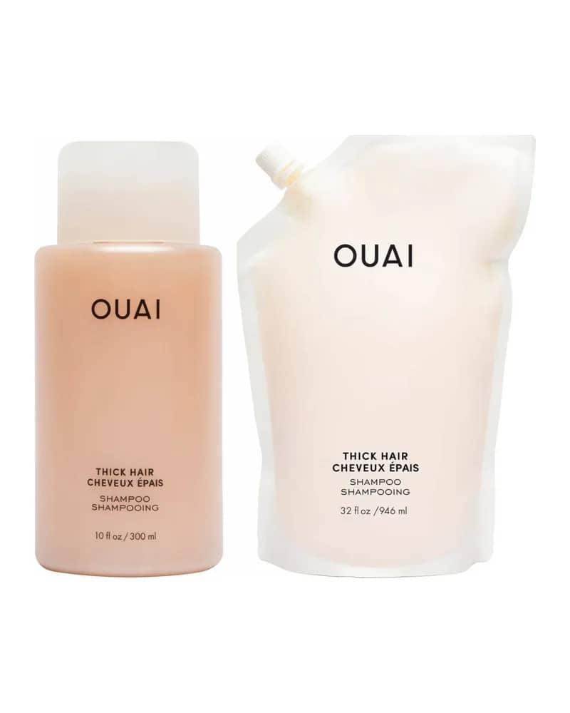 OUAI Thick Shampoo and Refill Bundle