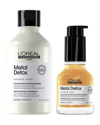 L'Oréal Professionnel Metal Detox Oil and Shampoo Bundle