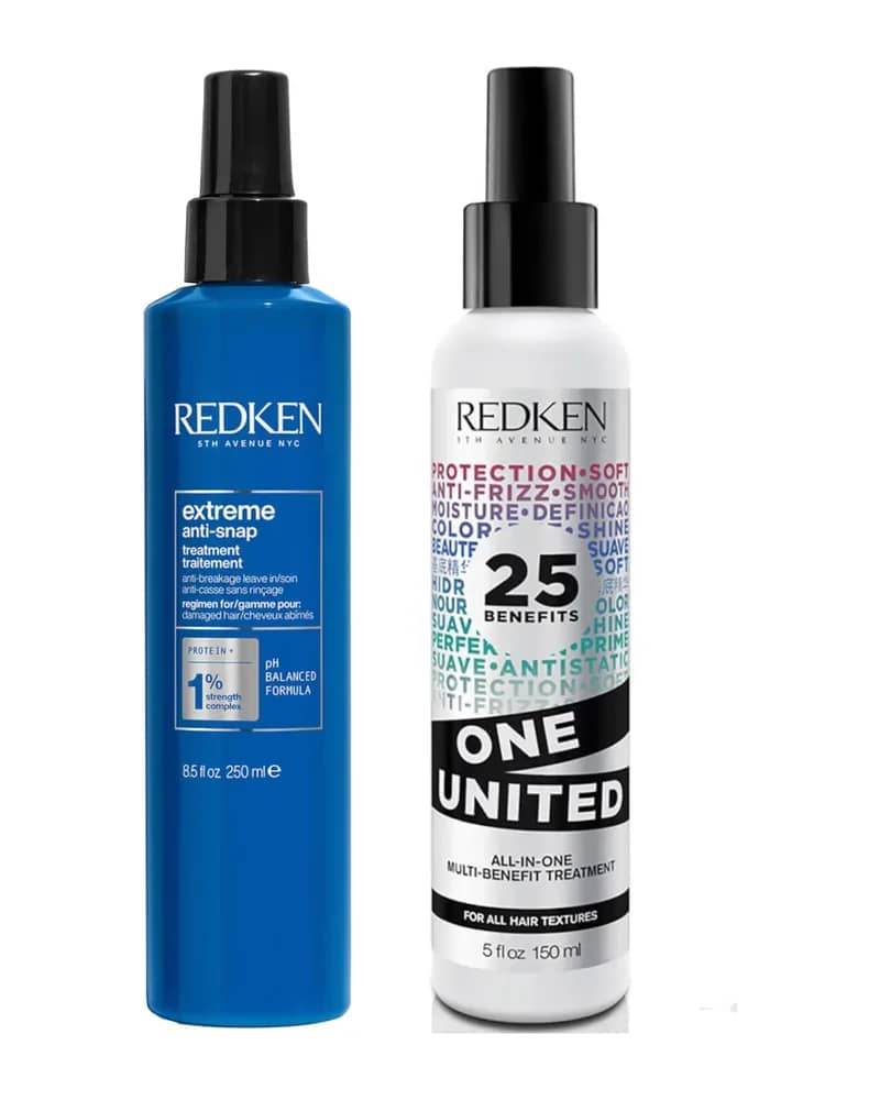 Redken Extreme Anti-Snap and One United Hair Treatment Bundle