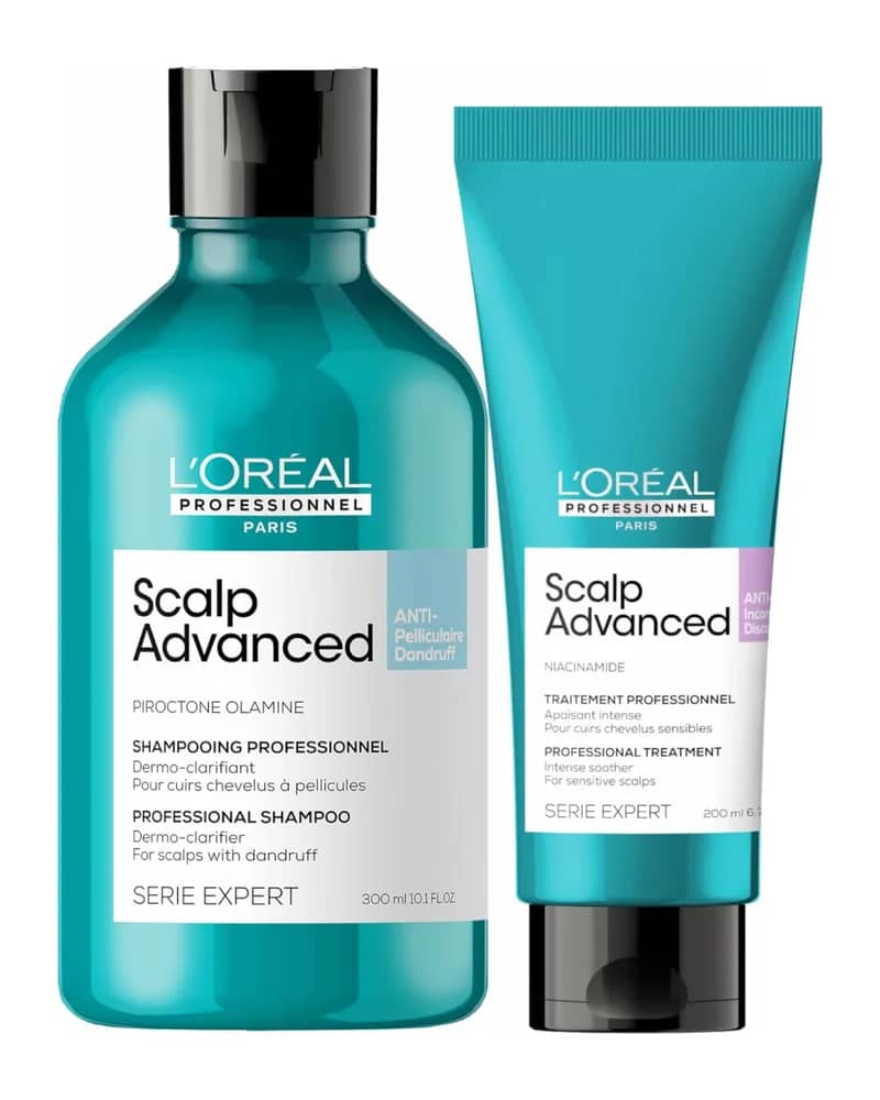 L'Oréal Professionnel Serié Expert Scalp Advanced Anti-Dandruff Shampoo and Hair Treatment Routine
