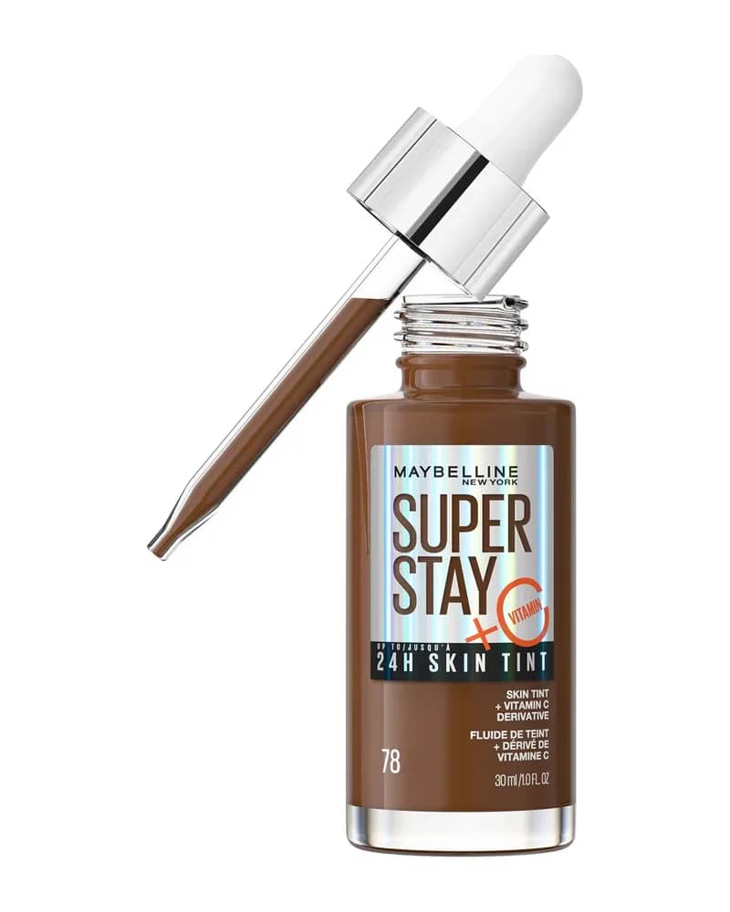 Maybelline Super Stay up to 24H Skin Tint Foundation + Vitamin C 30ml (Various Shades)