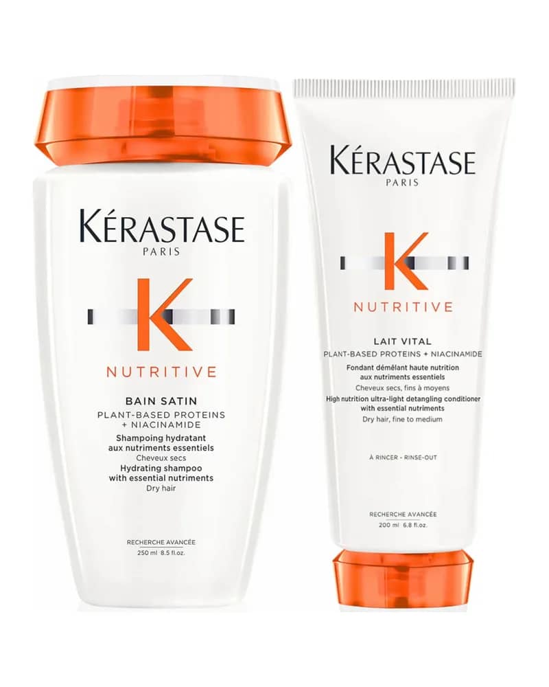 Kérastase Nutritive Nourish and Hydrate Shampoo and Conditioner Duo for Fine-Medium Dry Hair