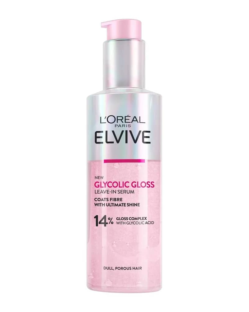 L'Oréal Paris Elvive Glycolic Gloss Siero Senza Risciacquo per Capelli Spenti 150 ml