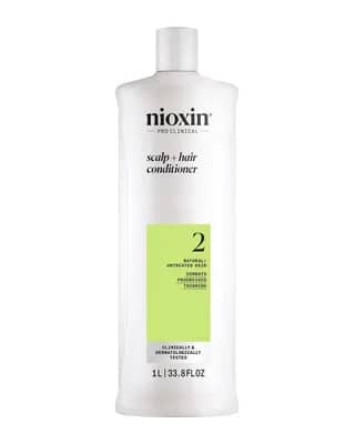 NIOXIN Scalp and Hair Thickening System 2 Conditioner for Natural Hair with Progressed Thinning 1L