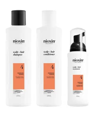 NIOXIN Scalp and Hair Thickening System 4 for Coloured Dry and Damaged Hair with Progressed Thinning Trial Kit