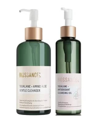 Biossance Double Cleanse Duo