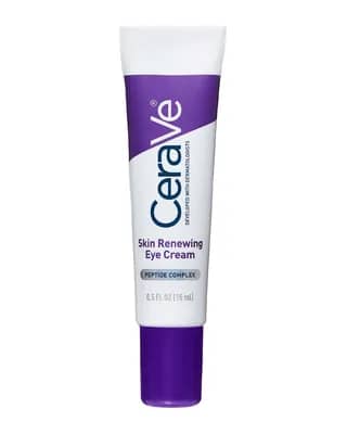 CeraVe Skin Renewing Eye Cream with Peptide Complex & Caffeine for Brighter Smoother Eyes 15ml