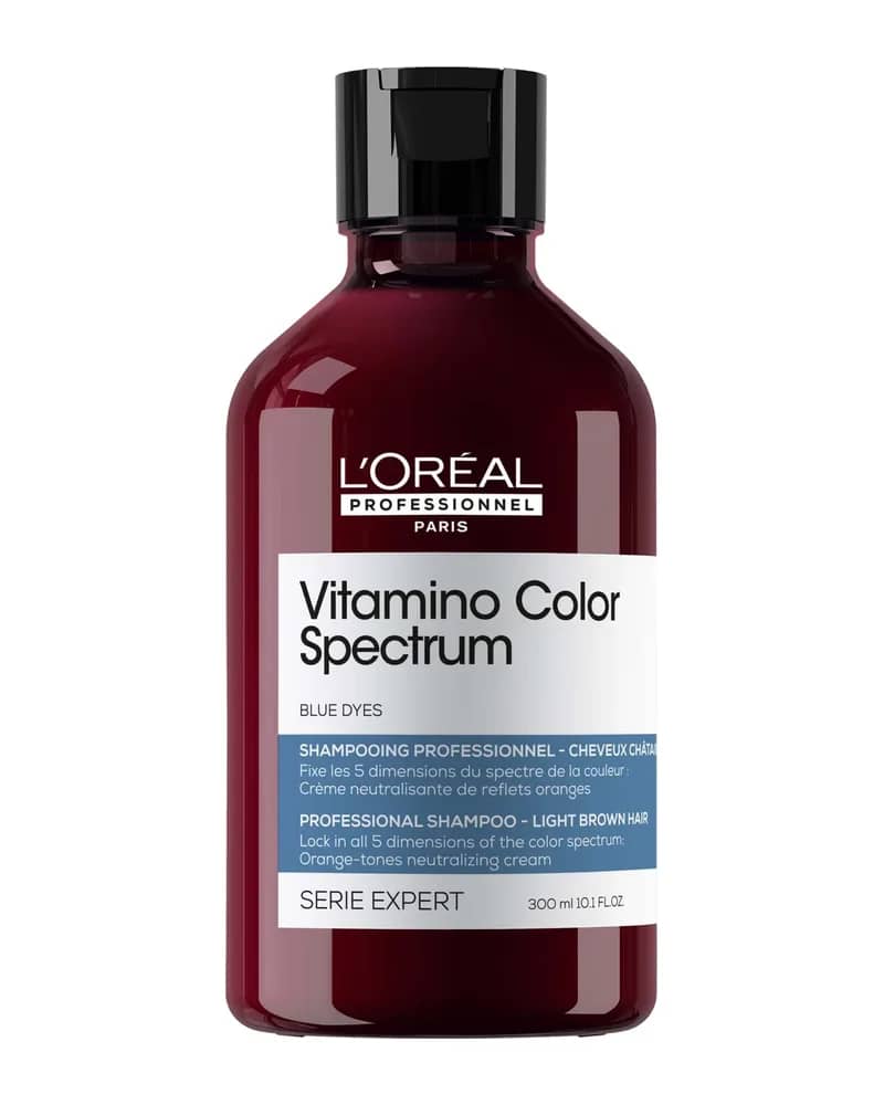 L'Oréal Professionnel Vitamino Color Spectrum Blue Tinted Shampoo For Light Brown Coloured Hair 300ml