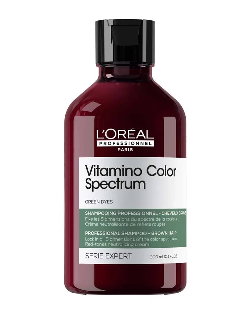 L'Oréal Professionnel Vitamino Color Spectrum Green Tinted Shampoo For Dark Brown Coloured Hair 300ml