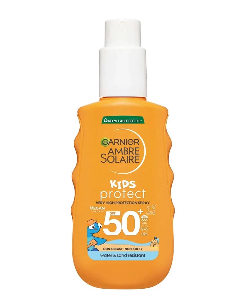 Garnier Ambre Solaire SPF 50+ Kids Sun Cream Spray, 150ml