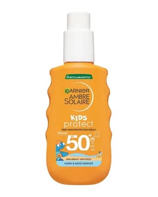 Garnier Ambre Solaire SPF 50+ Kids Sun Cream Spray, 150ml