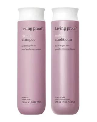 Living Proof Restore Shampoo and Condtioner Bundle for Damage Repair, Strengthening and Shine