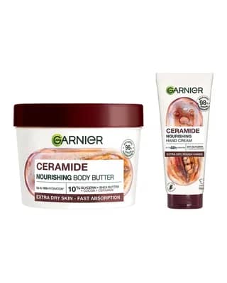 Garnier Ceramide and Cocoa Hand Body Bundle