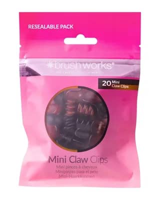brushworks Mini pinze per capelli - Confezione da 20