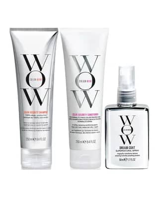 Color Wow Dream Clean Normal to Thick and Travel Dream Coat Supernatural Spray Trio