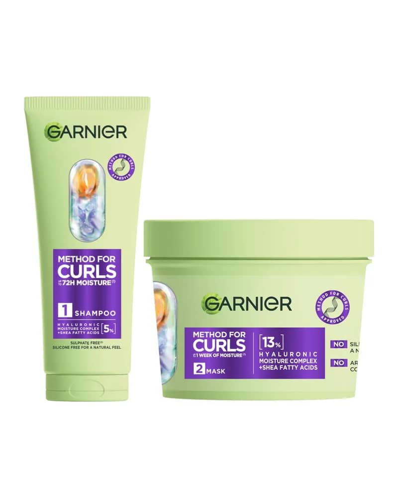 Garnier Method For Curls Shampoo & Mask Set